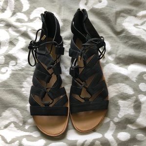 Franco Sarto black gladiator Sandler’s